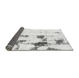 Sideview of Abstract Gray Modern Rug, abs2082gry