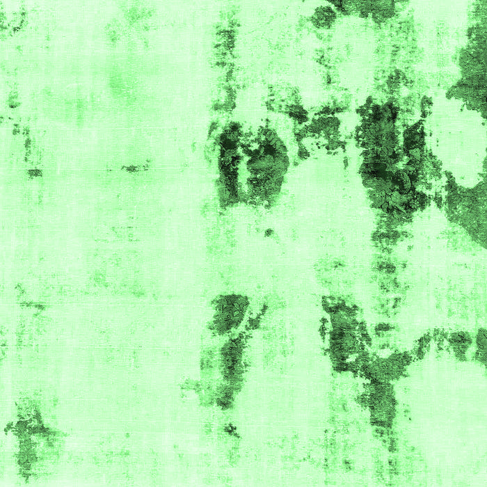 Machine Washable Abstract Emerald Green Modern Area Rugs, wshabs2082emgrn