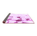 Sideview of Abstract Purple Modern Rug, abs2082pur