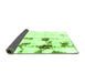 Sideview of Abstract Green Modern Rug, abs2082grn