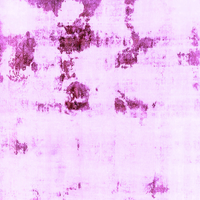 Square Abstract Purple Modern Rug, abs2082pur