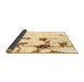 Sideview of Abstract Brown Modern Rug, abs2082brn