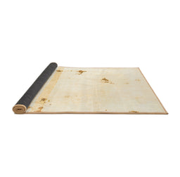 Sideview of Abstract Brown Modern Rug, abs2083brn