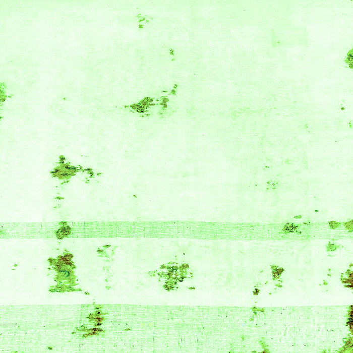 Square Abstract Green Modern Rug, abs2083grn