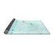 Sideview of Abstract Light Blue Modern Rug, abs2083lblu