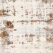 Square Abstract Tan Brown Modern Rug, abs2084