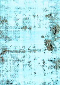 Abstract Light Blue Modern Rug, abs2084lblu