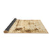 Sideview of Abstract Brown Modern Rug, abs2084brn