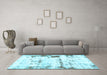 Machine Washable Abstract Light Blue Modern Rug in a Living Room, wshabs2084lblu