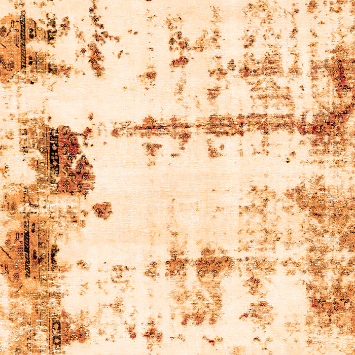 Machine Washable Abstract Orange Modern Area Rugs, wshabs2084org