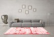 Modern Red Washable Rugs