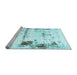 Sideview of Machine Washable Abstract Light Blue Modern Rug, wshabs2084lblu