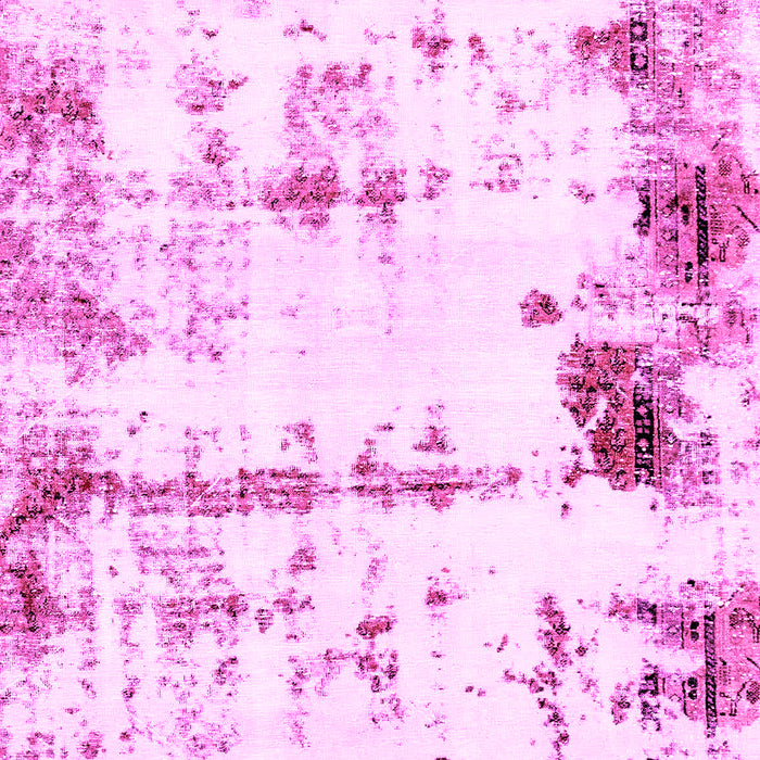 Machine Washable Abstract Pink Modern Rug, wshabs2084pnk