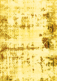 Abstract Yellow Modern Rug, abs2084yw