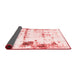 Abstract Red Modern Area Rugs