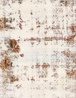 Abstract Tan Brown Modern Rug, abs2084