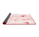 Abstract Red Modern Area Rugs