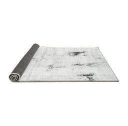 Sideview of Abstract Gray Modern Rug, abs2085gry
