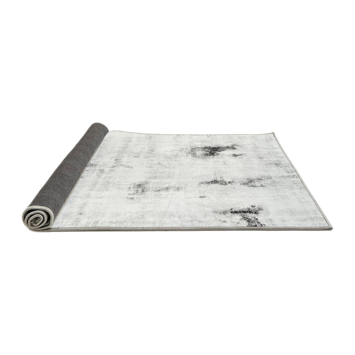 Sideview of Abstract Gray Modern Rug, abs2085gry