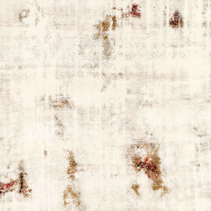 Machine Washable Abstract Whip Beige Rug, wshabs2085