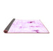 Sideview of Abstract Purple Modern Rug, abs2085pur