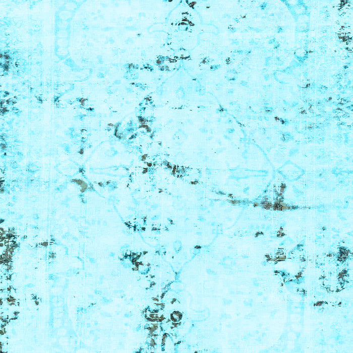 Machine Washable Abstract Light Blue Modern Rug, wshabs2086lblu