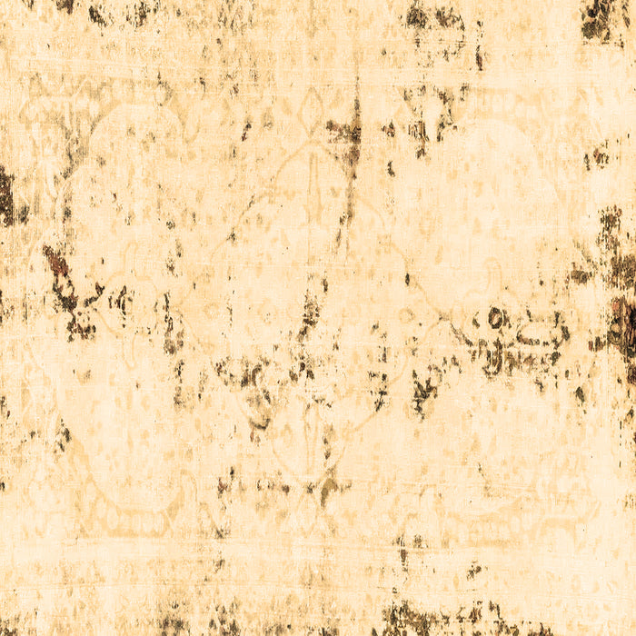 Square Machine Washable Abstract Brown Modern Rug, wshabs2086brn