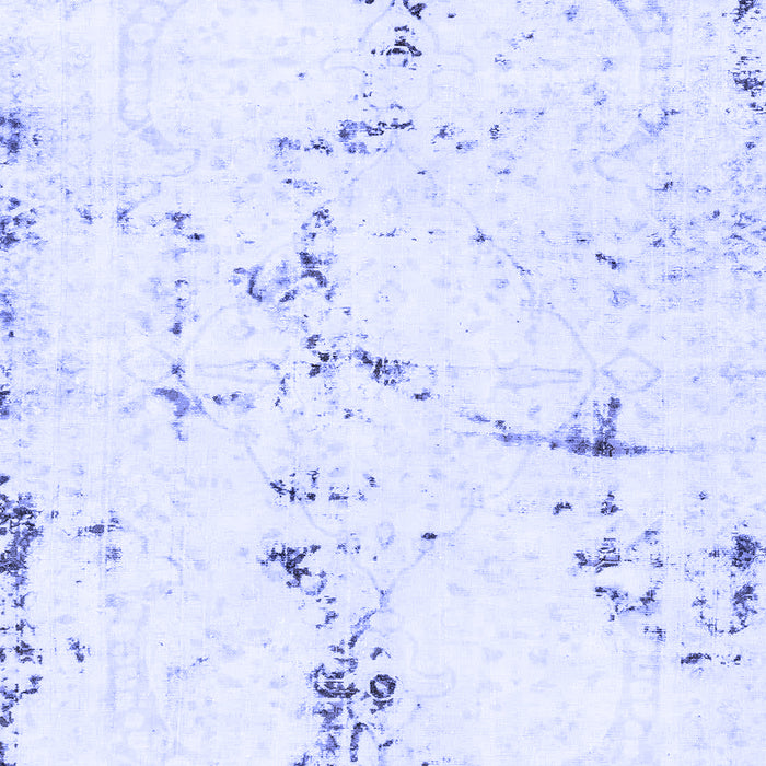 Machine Washable Abstract Blue Modern Rug, wshabs2086blu