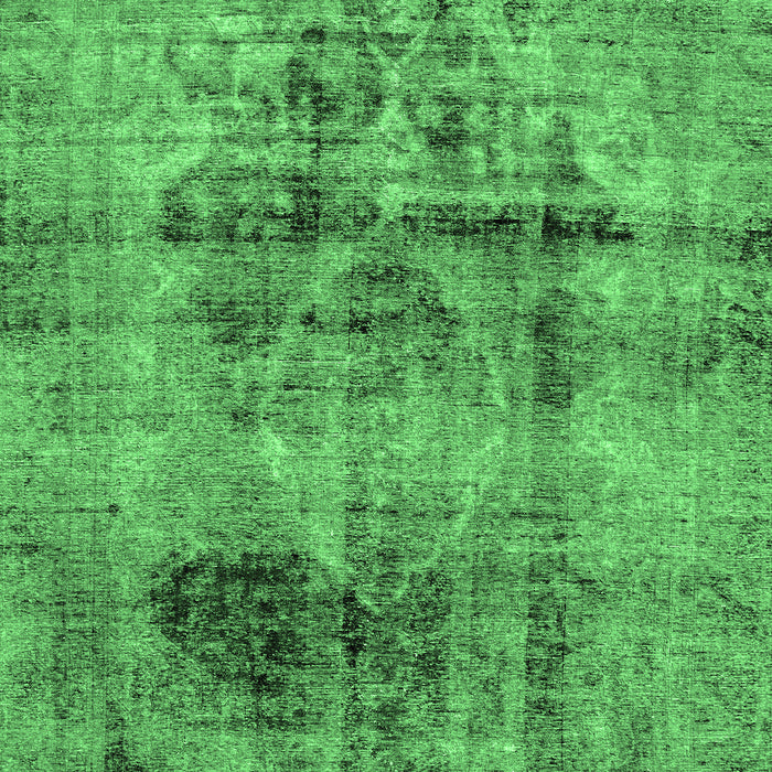 Abstract Emerald Green Modern Rug, abs2087emgrn