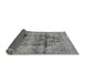 Sideview of Abstract Gray Modern Rug, abs2087gry