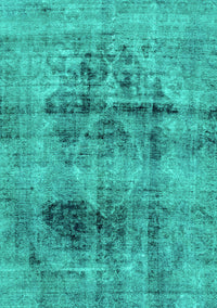 Abstract Turquoise Modern Rug, abs2087turq