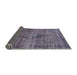 Sideview of Abstract Lavender Purple Persian Rug, abs2088