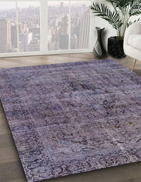 Abstract Lavender Purple Persian Rug, abs2088