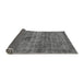 Sideview of Persian Gray Bohemian Rug, abs2088gry