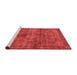 Bohemian Red Washable Rugs