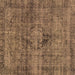 Square Persian Brown Bohemian Rug, abs2088brn