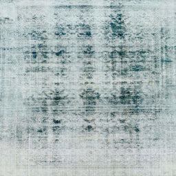 Square Abstract Light Steel Blue Modern Rug, abs2089