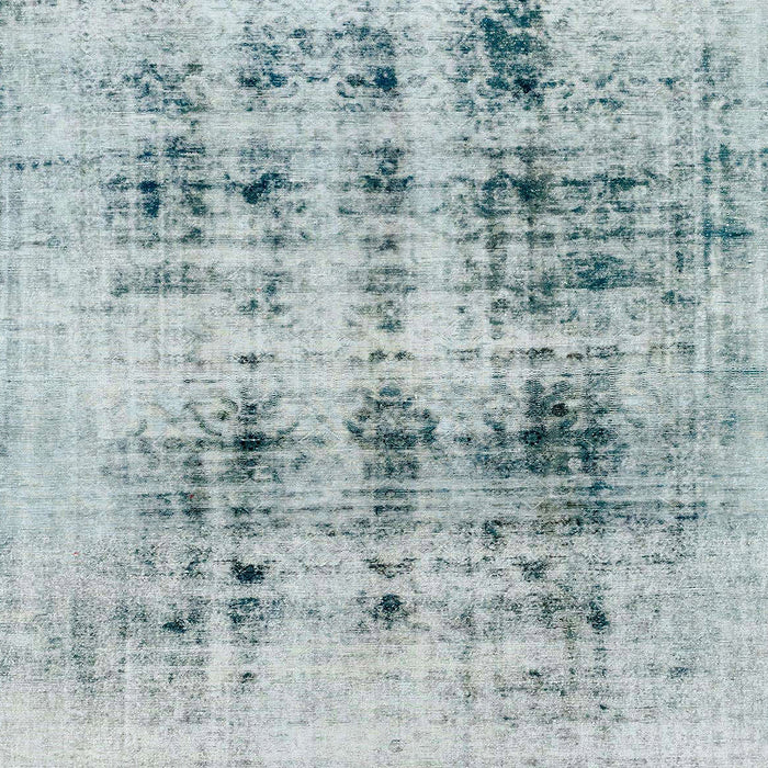 Machine Washable Abstract Light Steel Blue Rug, wshabs2089