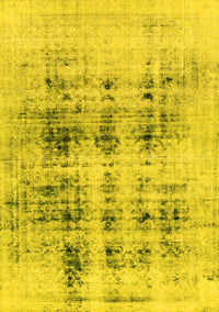 Abstract Yellow Modern Rug, abs2089yw