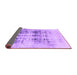 Sideview of Abstract Purple Modern Rug, abs2089pur