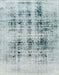 Abstract Light Steel Blue Modern Rug, abs2089