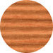 Round Abstract Orange Red Modern Rug, abs208