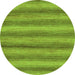 Round Abstract Green Modern Rug, abs208grn