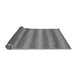 Sideview of Abstract Gray Modern Rug, abs208gry