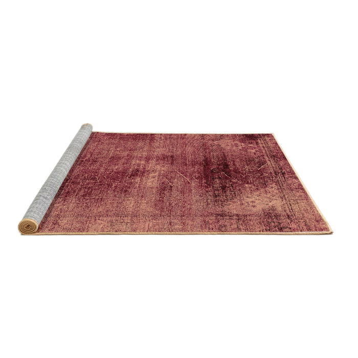 Sideview of Machine Washable Oriental Brown Traditional Rug, wshabs2090brn