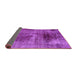 Sideview of Oriental Purple Traditional Rug, abs2090pur