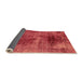 Sideview of Oriental Orange Traditional Rug, abs2090org