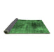 Sideview of Oriental Emerald Green Traditional Rug, abs2090emgrn