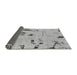 Sideview of Persian Gray Bohemian Rug, abs2091gry