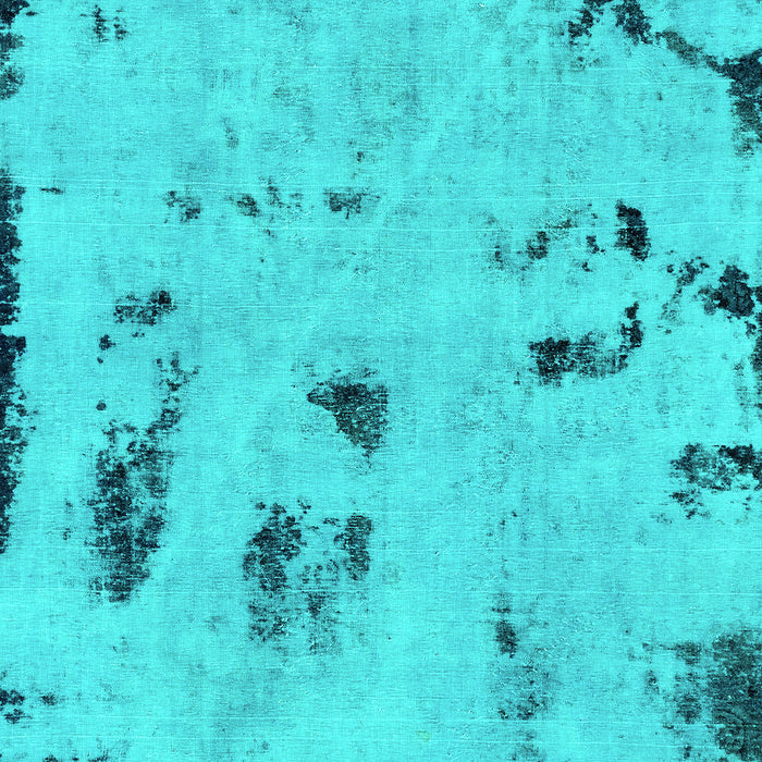 Machine Washable Persian Turquoise Bohemian Area Rugs, wshabs2091turq